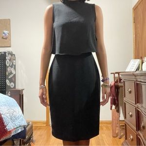Black midi dress from New York & Company. Size S. With tag.